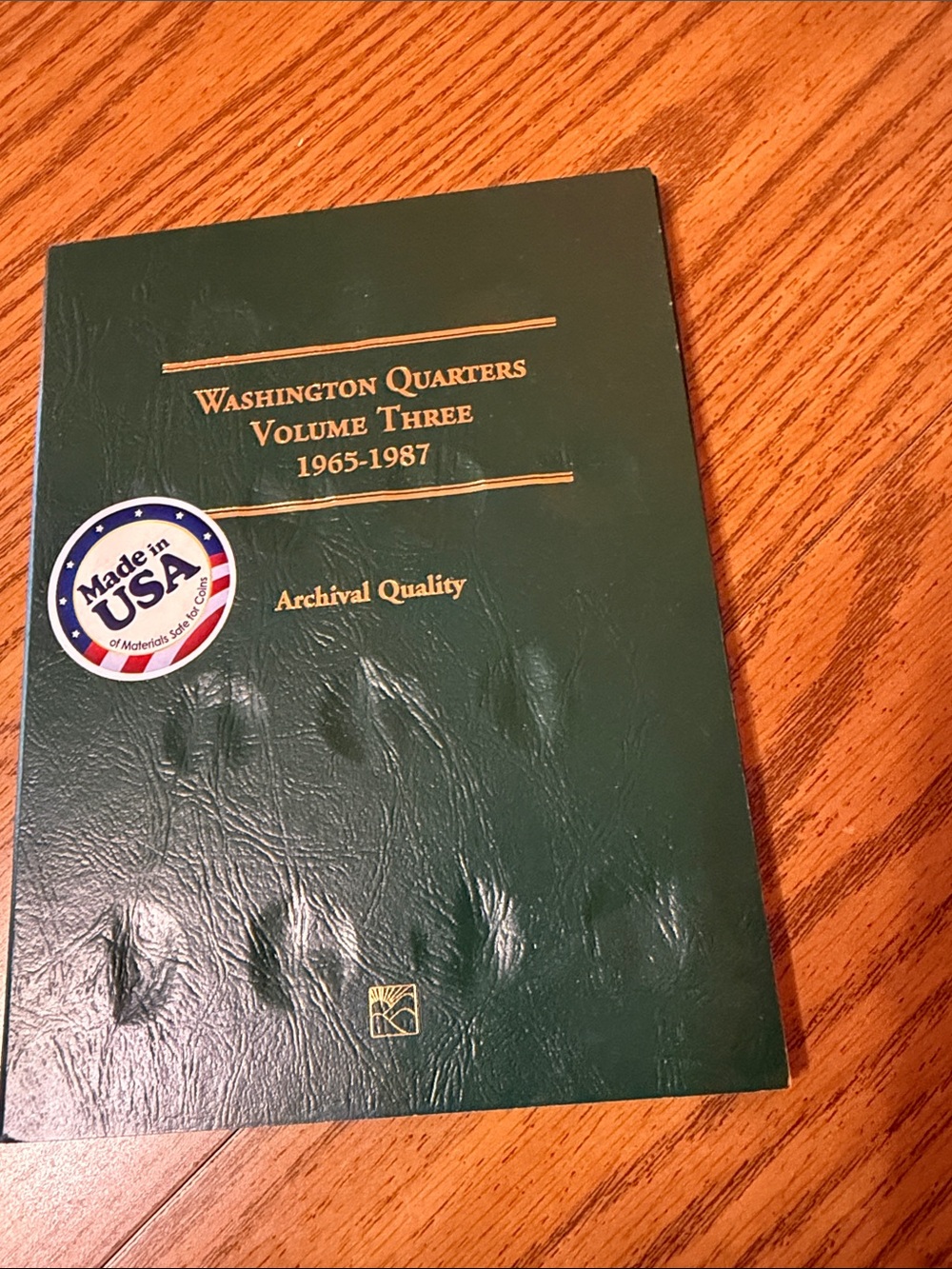 Green Washington Quarters Coin Album Volume Three (1965-1987)